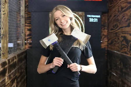 30 MIN AXE THROWING at iSMASH STUART
