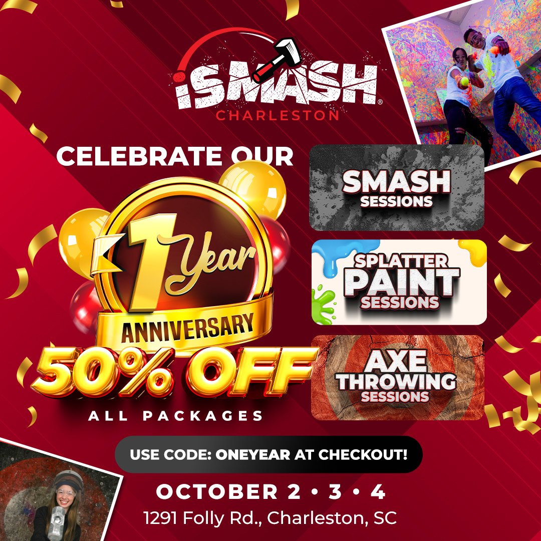 50% Off All Bookings October 2-4! Use code ONEYEAR!