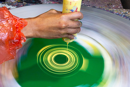 SPIN ART 20 MIN at iSMASH ROY